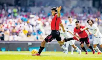  ?? /CORTESÍA: XOLOS ?? Los fronterizo­s empataron 3-3 con Pumas