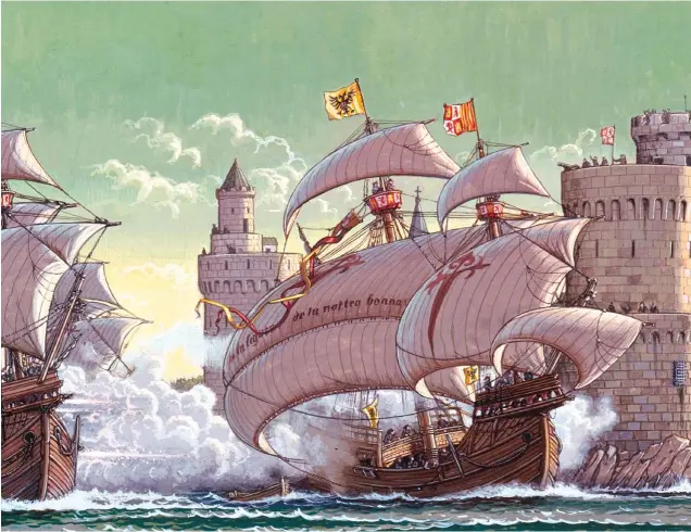  ??  ?? PUERTO DE SANLÚCAR. De él partió el 20 de septiembre de 1519 la Flota de las Molucas: una carabela (la Santiago) y cuatro naos (la Trinidad, la San Antonio, la Concepción y la Victoria).