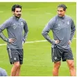  ?? FOTO: IMAGO ?? Ilkay Gündogan und Emre Can beim Training in Düsseldorf.