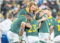  ?? Photo / AP ?? South Africa’s win in Wellington might prompt the All Blacks to moderate their style.