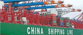  ??  ?? DISAPPOINT­ING FIGURES: Imports slumped 17.6 per cent year-on-year to $131.26 billion. Exports dropped for the third consecutiv­e month, falling 2.5 per cent to $190.75 billion.