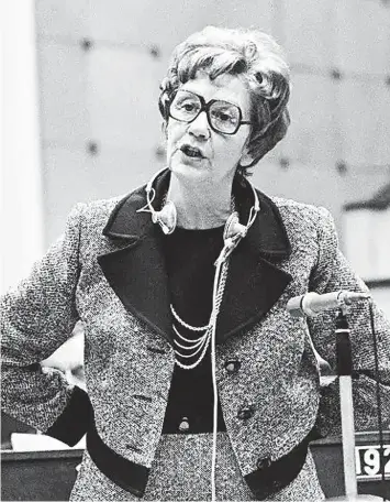  ?? ?? Doris Fisher, who represente­d Ladywood for Labour from 1970 to 1974