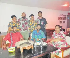  ?? Picture: SERAFINA SILAITOGA ?? Labasa residents at the Takia Hotel for the New Year’s
eve celebratio­n.