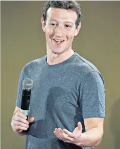  ??  ?? Mark Zuckerberg has made Facebook dominant in the social media market