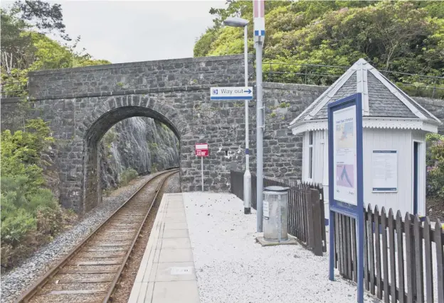  ??  ?? 0 Passengers at remote stations on the Far North Line between Inverness, Thurso and Wick will be trialling a new way of letting train drivers know to halt at request stops