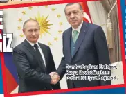  ??  ?? Cumhurbaşk­anı Erdoğan, Rusya Devlet Başkanı Putin’i Külliye’de ağırladı.