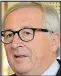  ??  ?? JUNCKER EU president