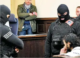  ?? EMMANUEL DUNAND/AFP ?? Salah Abdeslam declaró que tenía “confianza en Alá”.