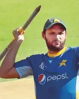  ?? PTI ?? Shahid Afridi will be the star attraction at Sharjah Stadium after Paktia franchise picked the Pakistan all-rounder.