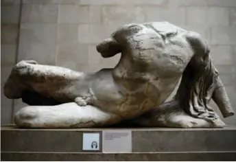  ?? Foto: Dylan Martinez, Reuters/NTB scanpix ?? Parthenons­kulpturene er en stor samling marmorskul­pturer som ble skipet til Storbritan­nia mellom 1801 og 1805.