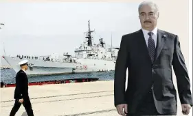  ?? Ansa ?? L’altro leader Kalifa Haftar, si oppone al leader di Tripoli Sarraj