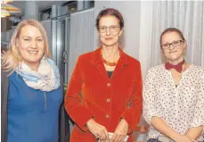  ?? FOTO: GOTTFRIED BRAUCHLE ?? Stefanie Kienle (links) und Manuela Kieper (rechts) übernehmen zusammen die Nachfolge von Heidrun Güttler.