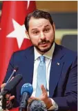  ?? Foto: Altan, afp ?? Neuer Finanzmini­ster: Erdogans Schwie  gersohn Berat Albayrak.