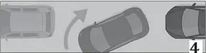  ?? ?? Turn your steering wheel once your rear tire is 18 in (46cm) from the curb. Turn the steering wheel back towards the road once the rear of your vehicle is mostly in the space, and still slowly moving backwards.