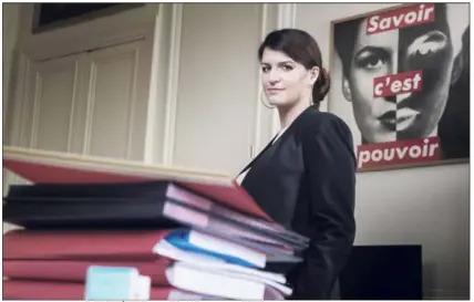  ?? (Photo AFP) ?? Marlène Schiappa, secrétaire d’État chargée de l’égalité entre les femmes et les hommes.