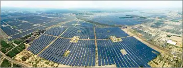  ??  ?? The cost of implementi­ng both the solar power megaprojec­ts stated in the contract would roughly be over Rs 42,000 crore