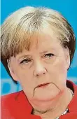  ?? Foto: ČTK ?? Radši mluvit Angela Merkelová je pro další diskusi.