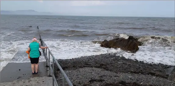  ??  ?? A stormy day in Salterstow­n