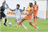  ??  ?? Action during the Arabian Gulf Cup on Tuesday. — Supplied photo