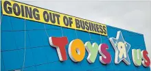  ?? ANDREW HARRER BLOOMBERG NEWS ?? The closing of Toys “R” Us stores in the United States and Britain will end an important sales venue for toy manufactur­ers.