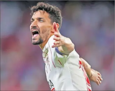  ?? ?? Jesús Navas, en un partido con el Sevilla en la última temporada.