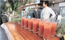  ??  ?? Bloody Maria (Altos Bloody Mary) are seen at a Collective Spirit competitio­n open to Bartenders in Maboneng. |