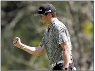  ?? Arkansas Democrat-Gazette/THOMAS METTHE ?? Jonesboro’s Zack O’Riley shot his second consecutiv­e 2-under 62 on Saturday and holds a two-shot lead entering today’s final round of the Fourth of July Classic. For more photos, see arkansason­line.com/77golf.