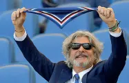  ??  ?? Massimo Ferrero presidente della Sampdoria e proprietar­io del Fulgor