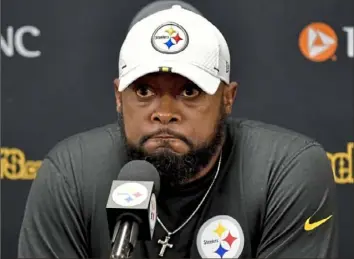  ?? Matt Freed/Post-Gazette ?? “Nobody on that field, as a member of the Cleveland Browns or the Pittsburgh Steelers, corroborat­ed what was said by Myles Garrett,” coach Mike Tomlin said on an ESPN show.