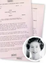  ??  ?? The Queen’s speech warning of nuclear war