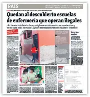  ??  ?? DENUNCIA. LA PRENSA denunció el funcionami­ento irregular de centros de formación.