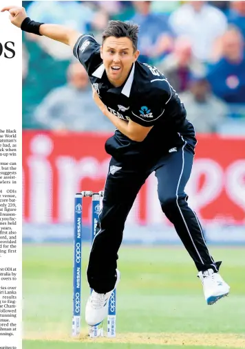  ?? Photo / Getty Images ?? Questions remain over which seamers will partner Trent Boult.