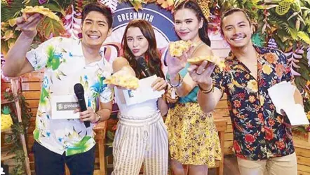  ??  ?? Robi, Yassi, Bela and JC reveal what they’re willing to go through for their friends