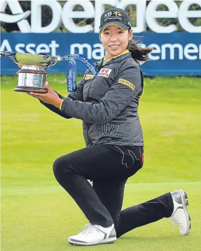  ?? Picture: Getty. ?? Mi Hyang Lee of Korea, winner of the Aberdeen Asset Management Ladies Scottish Open.