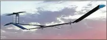  ??  ?? ‘VALUABLE ASSET’: The solar-powered Zephyr 8 drone