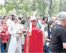  ?? ?? Cúcuta recibió el Domingo de Ramos en compañía del obispo José Libardo Garcés Monsalve.