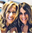  ??  ?? Long-lost twins: Michelle Mordkoff, left, and Allison Kanter