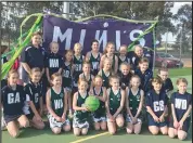  ??  ?? The youngest Rennie netballers, the Minis, enjoyed a special day just for them.