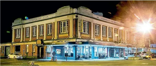  ?? WARWICK SMITH/STUFF ?? The Old Cosmopolit­an Club building on the corner of Taonui and Cuba streets is half in and half out of the priority zone for earthquake strengthen­ing.