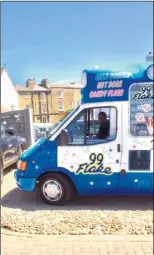 ??  ?? Ice-cream seller Jason Tevfik had been banned from trading in Keam’s Yard car park, Whitstable