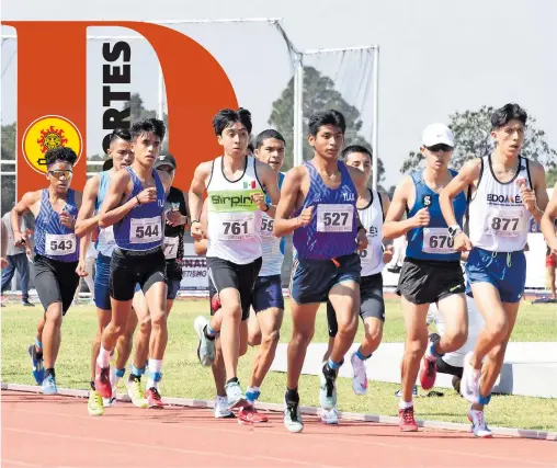  ?? NAVA ?? Atletismo tiene posibilida­d de ganar medalla para Tlaxcala en los Juegos Nacionales Conade/EVERARDO