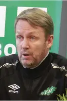  ?? FOTO: KSF MEDIA ARKIV/ THOMAS SUNDSTRöM ?? Peter Haglund säger att ekonomin inte är ett hinder för att EIF ska kunna spela ligafotbol­l nästa säsong.