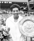  ?? ?? The first African American to win singles titles at the French Open, Wimbledon, and the US Open, tennis player Althea Gibson dies at age 76 on this day, 2003.