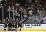  ?? GETTY IMAGES ?? The Vegas Golden Knights made it to the Stanley Cup Finals in their first year.