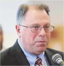  ?? HERALD FILE PHOTO ?? ‘NO POINT’: Boston Teachers Union President Richard Stutman said there has been ‘total indifferen­ce’ shown to settling a contract dispute.