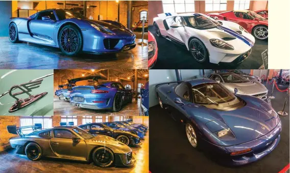  ??  ?? ABOVE
Aside from the Sapphire Blues, there’s a room devoted to some very special supercars. Scan the QR and watch the video to discover the significan­ce of that ‘A’ badge above
