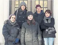  ?? ANDREW FRANCIS WALLACE TORONTO STAR FILE PHOTO ?? Kris Siddiqi, left, Carolyn Taylor, Aurora Browne, Michael O'Connell and Karri North were forced to leave 795 College St.