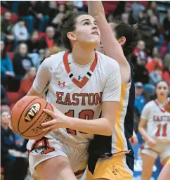  ?? AMY SHORTELL/THE MORNING CALL LATE TUESDAY EASTON 57, ALLENTOWN CENTRAL CATHOLIC 36 ?? Easton’s Evalyse Cole, shown in 2022, led the Rovers with 12 points in Tuesday’s win over Allentown Central Catholic.