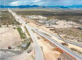  ?? ESPECIAL ?? El proyecto de la carretera Interserra­na tiene una longitud total de 87 kilómetros y cruzará la Sierra Madre Oriental.