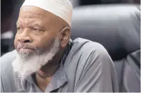  ?? MARY ALTAFFER/ASSOCIATED PRESS ?? Imam Siraj Wahhaj speaks to reporters Thursday in New York. He says the remains of a child found at a New Mexico compound are those of his grandson, Abdul-Ghani Wahhaj.